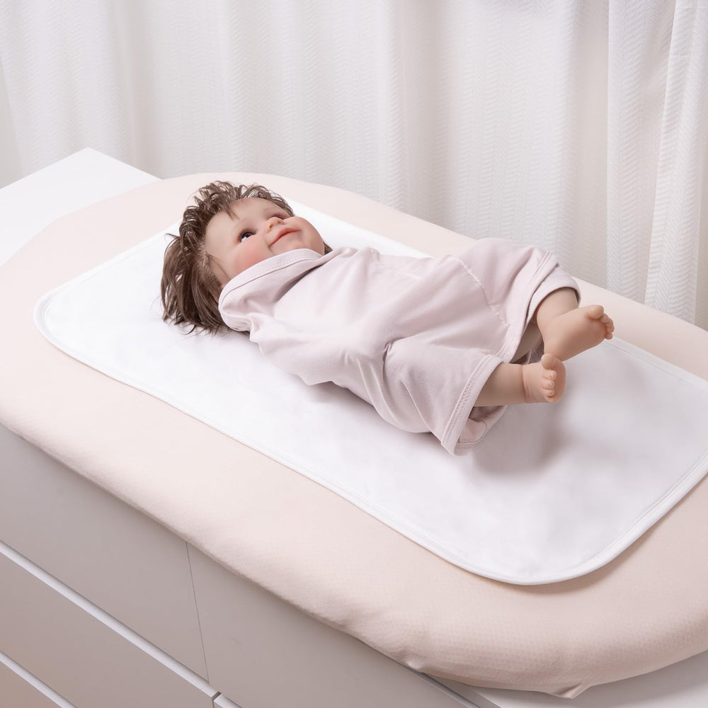 Littogoose 13x26 changing pad liner suits most changing surfaces.