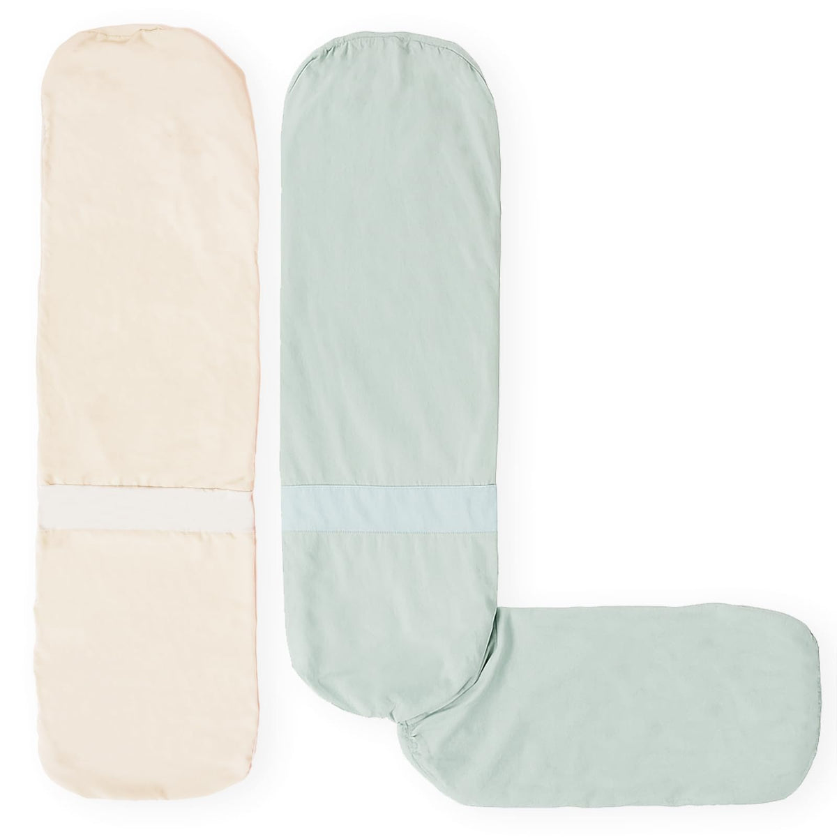 Littogoose Frida Mom pillow cover top view shows a snug, secure fit for stable night support.