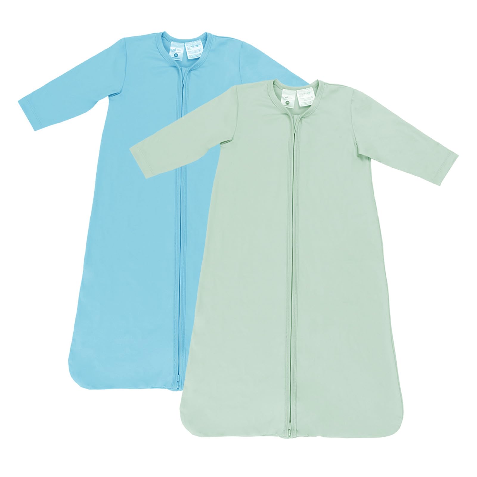 littogoose long-sleeve sleep sack on a baby for cozy, safe bedtime warmth.