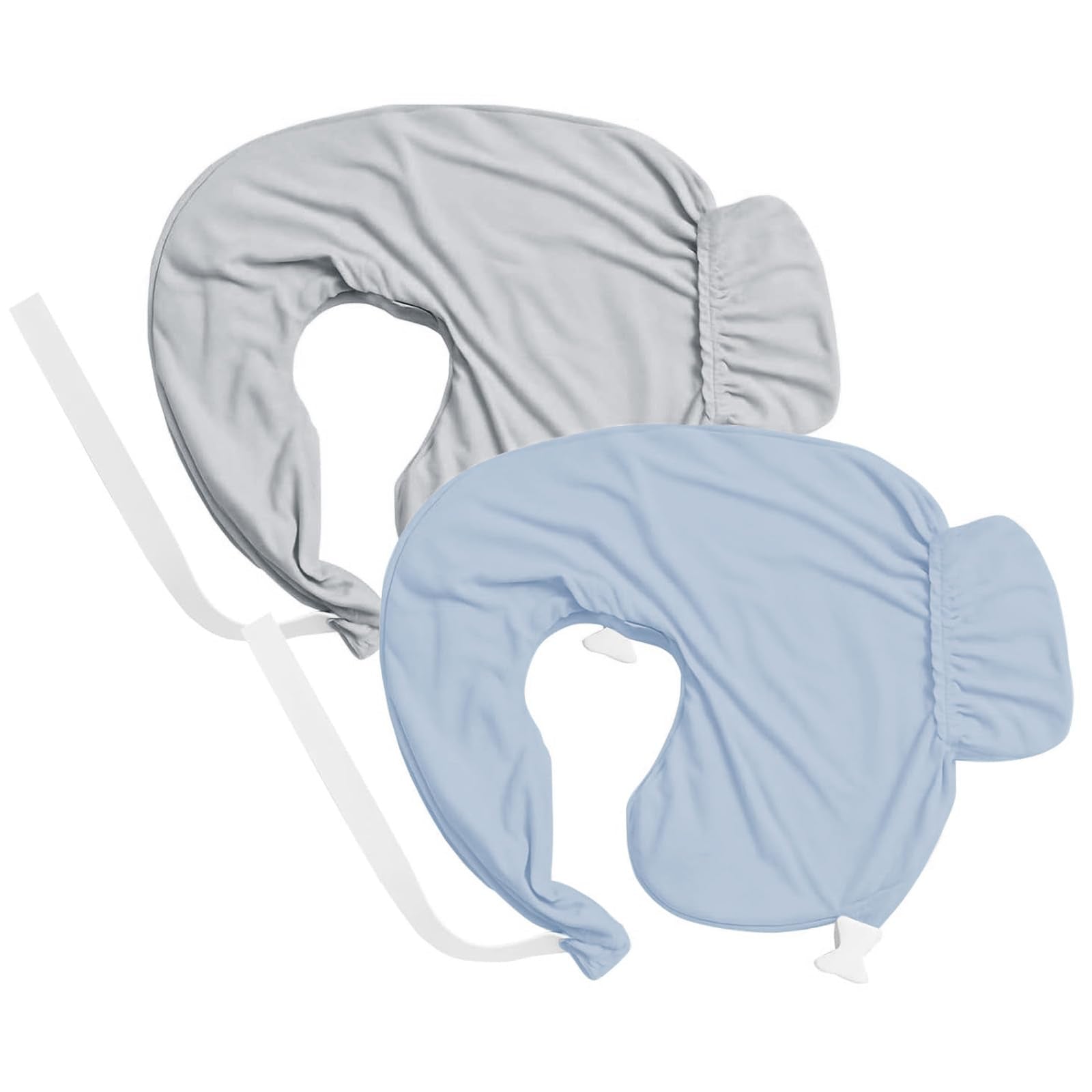 Littogoose nursing pillow cover front view shows soft fabric with snug, secure fit.