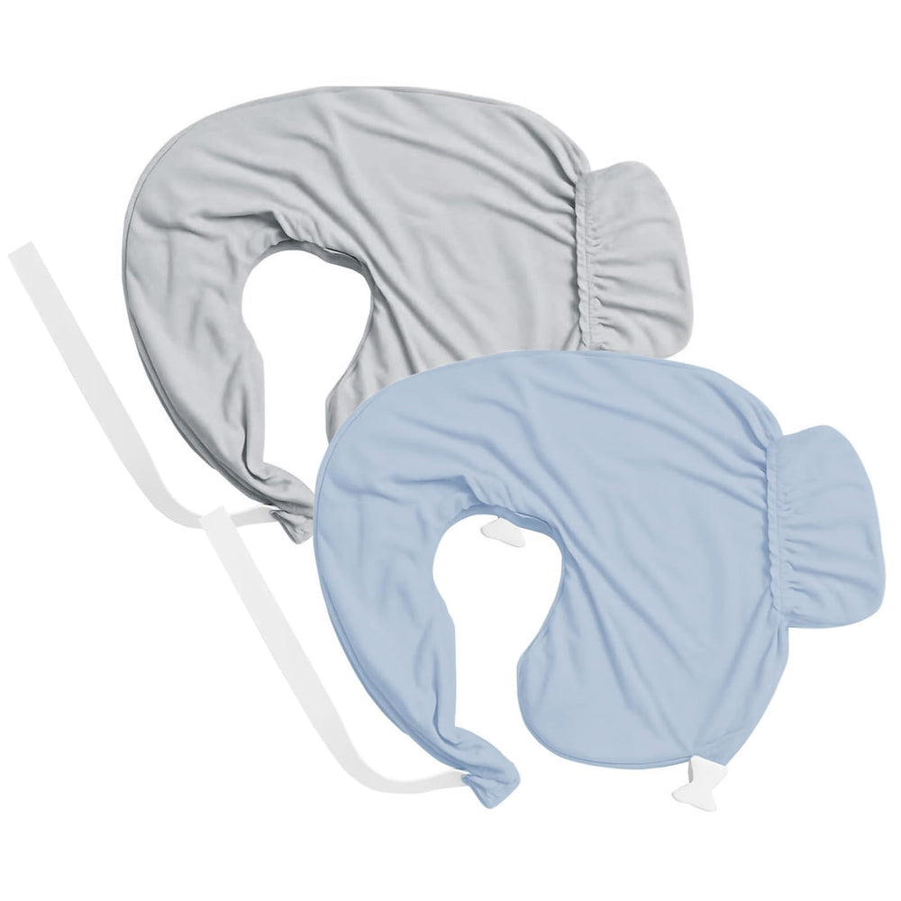 Littogoose nursing pillow cover front view shows soft fabric with snug, secure fit.