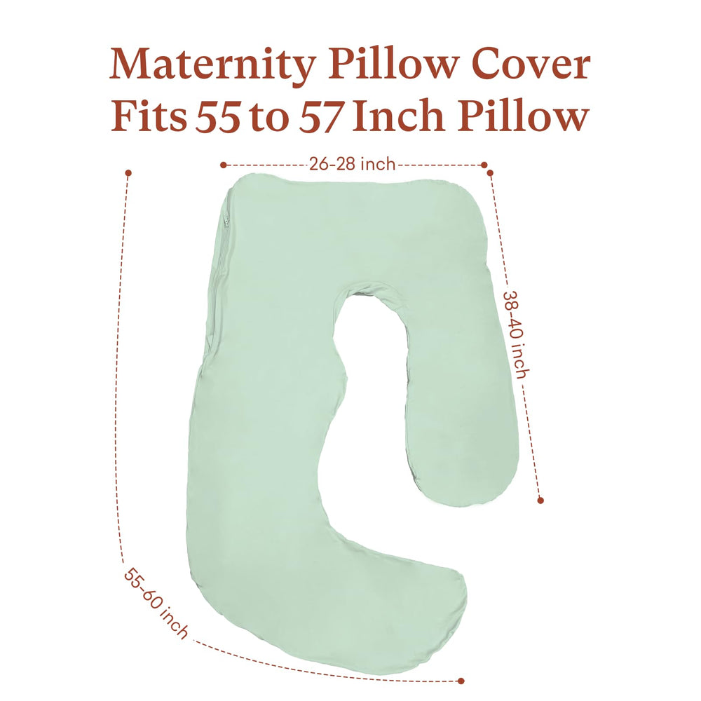 littogoose pillow cover adjustable-fit secures Momcozy pillow snugly.
