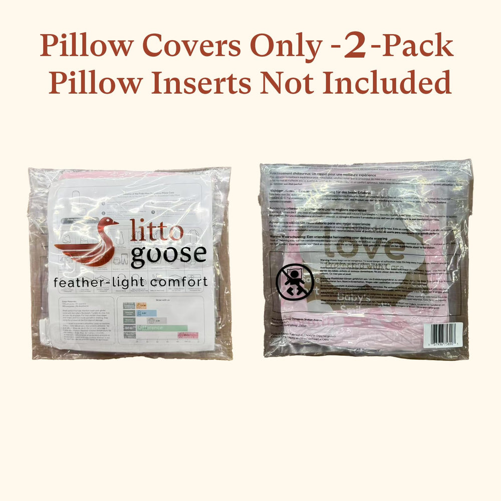 littogoose pillow-cover machine-washable-easy-care simplifies busy mom laundry.