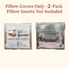 littogoose pillow cover machine-washable design simplifies care after spills.