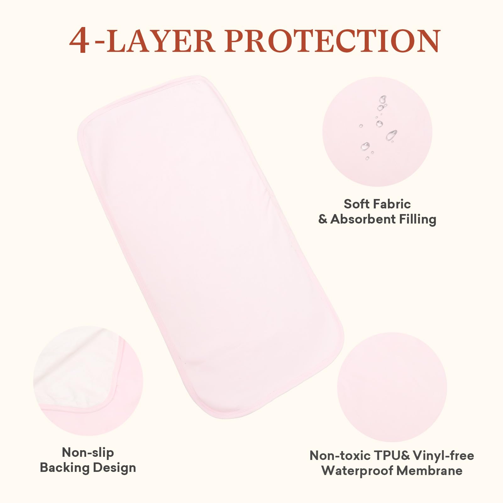 Littogoose portable folded design makes on-the-go diaper changes quick and simple.