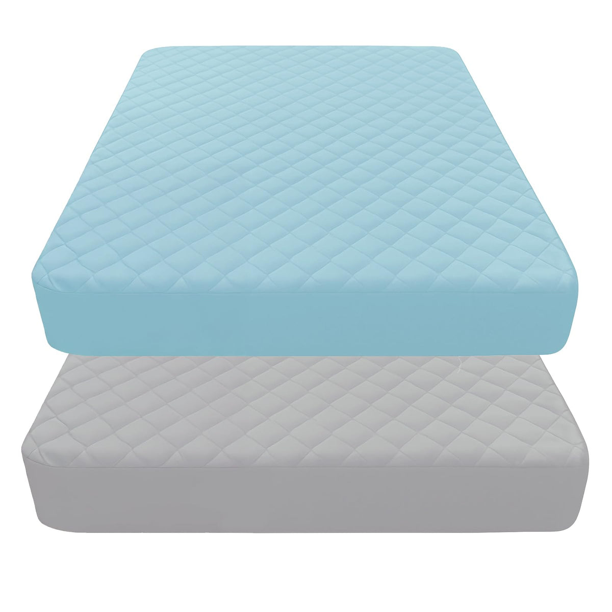 Littogoose Quilted Crib Mattress Protector cover demonstrates a snug 52x28 fit for standard cribs.