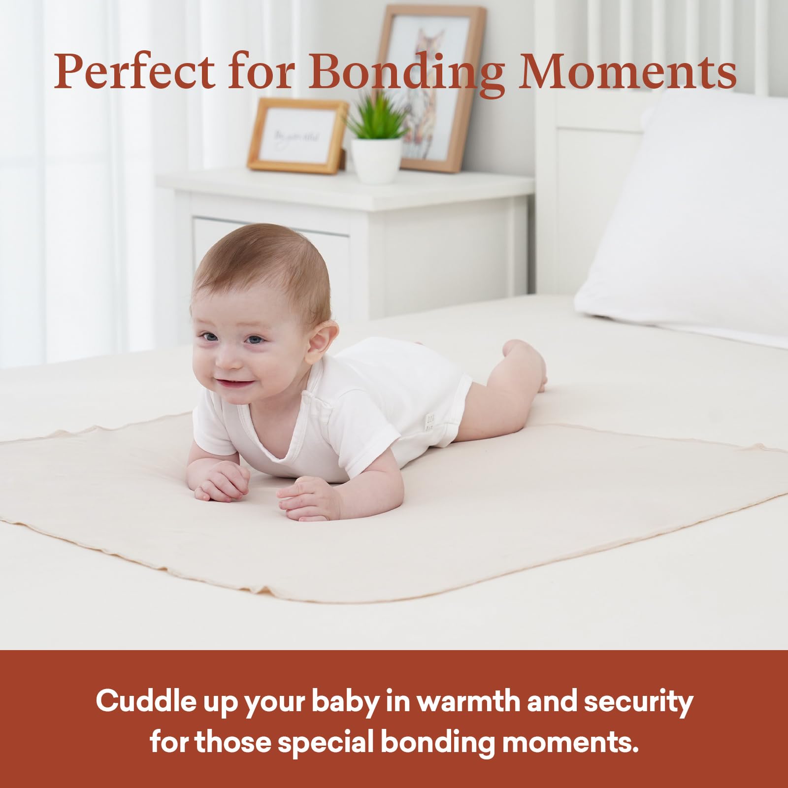 Littogoose baby swaddling scene demonstrates secure, cozy wrap.