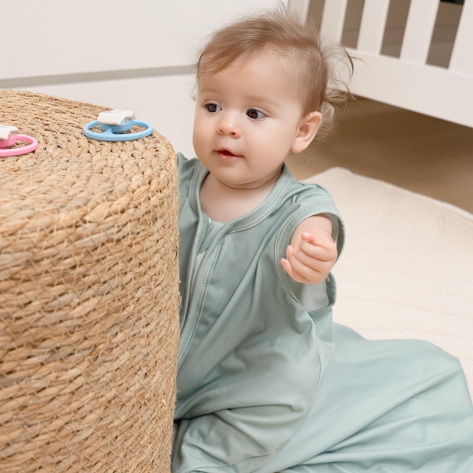 Littogoose toddler sleep sack fabric detail emphasizes soft breathable material
