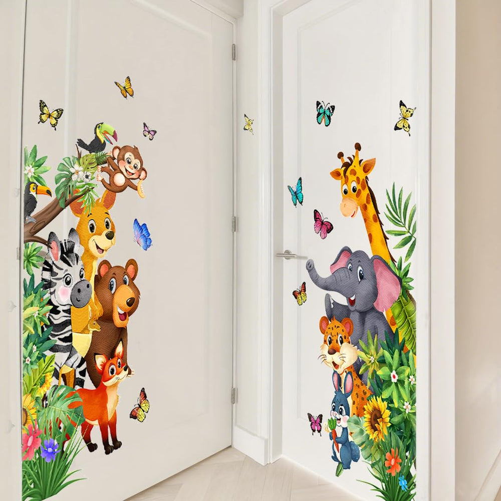 Litupic jungle decals suit smooth surfaces like walls or furniture