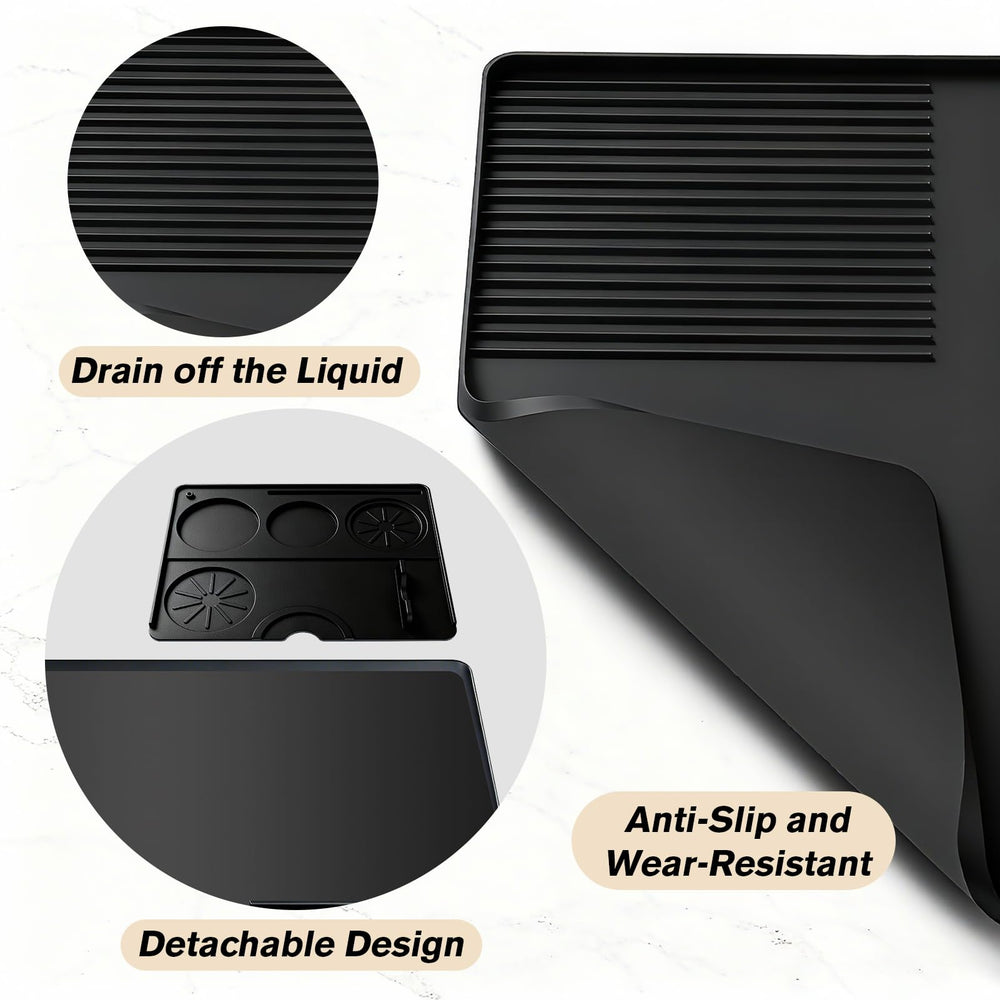 LITURTOO tamping mat stackable design saves space after use