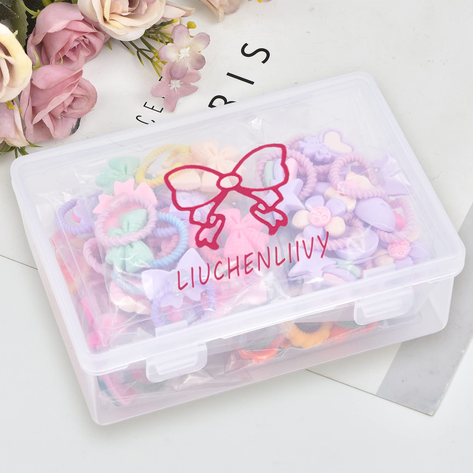 LIUCHENLIIVY value-pack hair ties ideal for gifting and photoshoots.