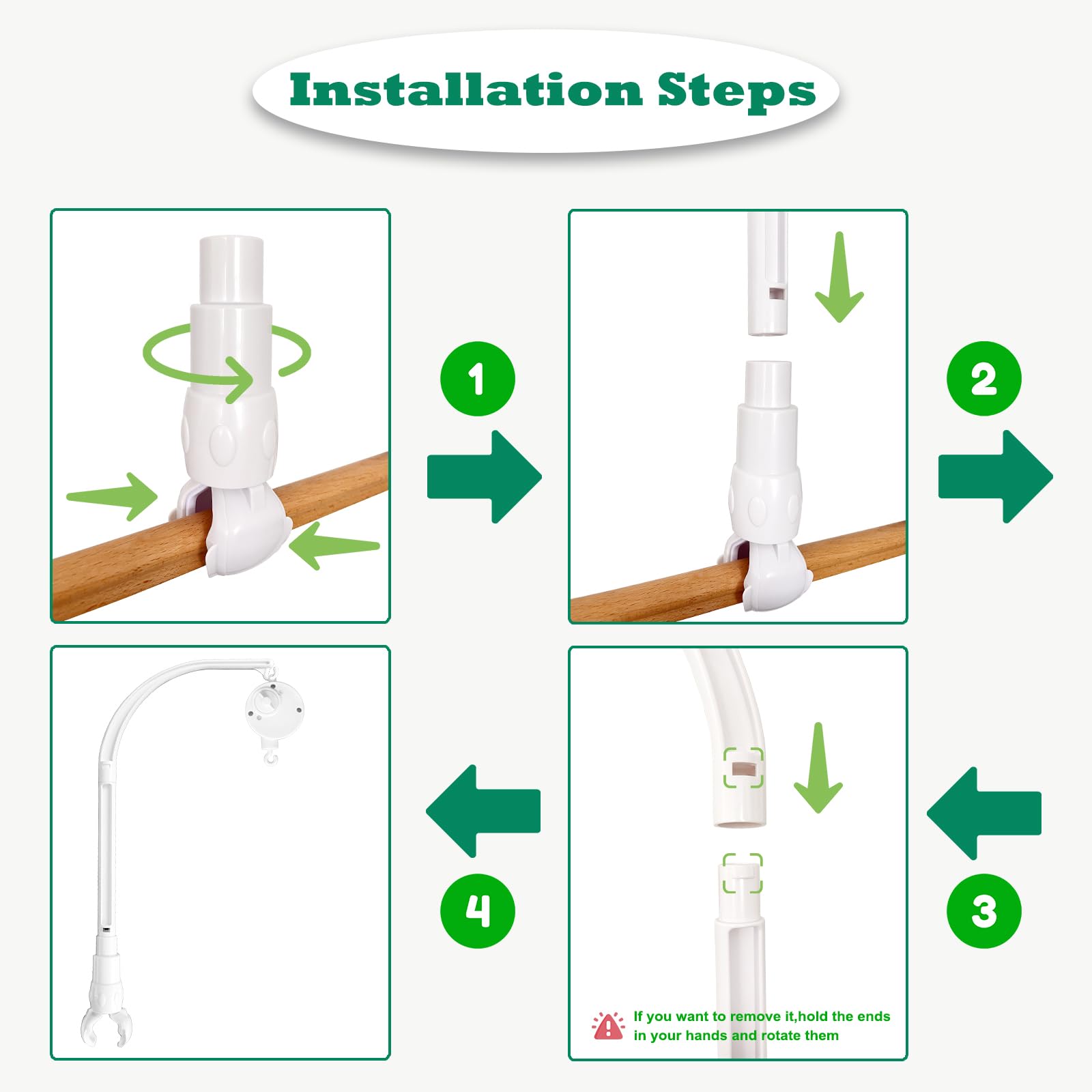 LIUDHPSP diy baby crib mobile decoration shows creative, customizable nursery accents.