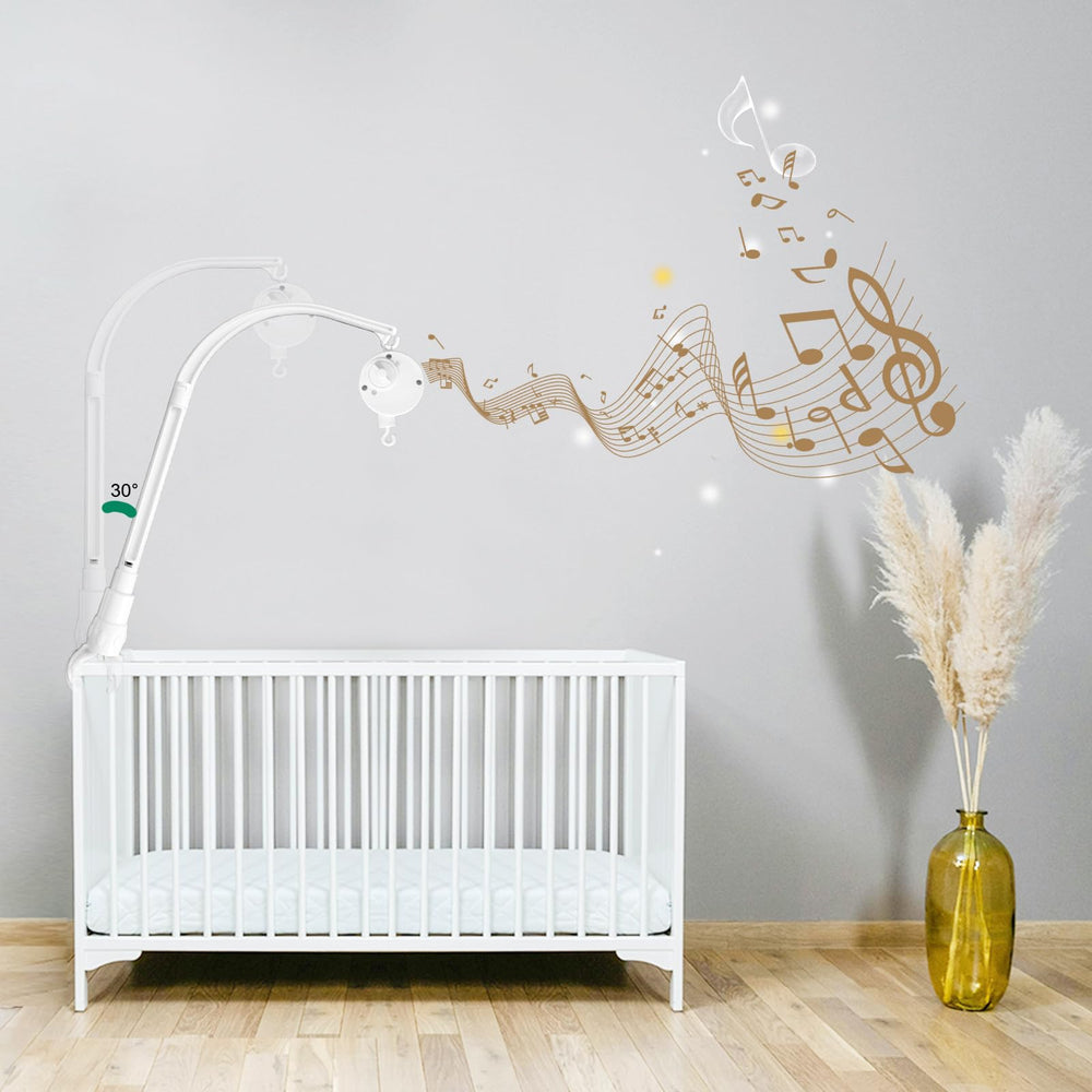 LIUDHPSP wind-up music box delivers gentle melodies for calming routines.