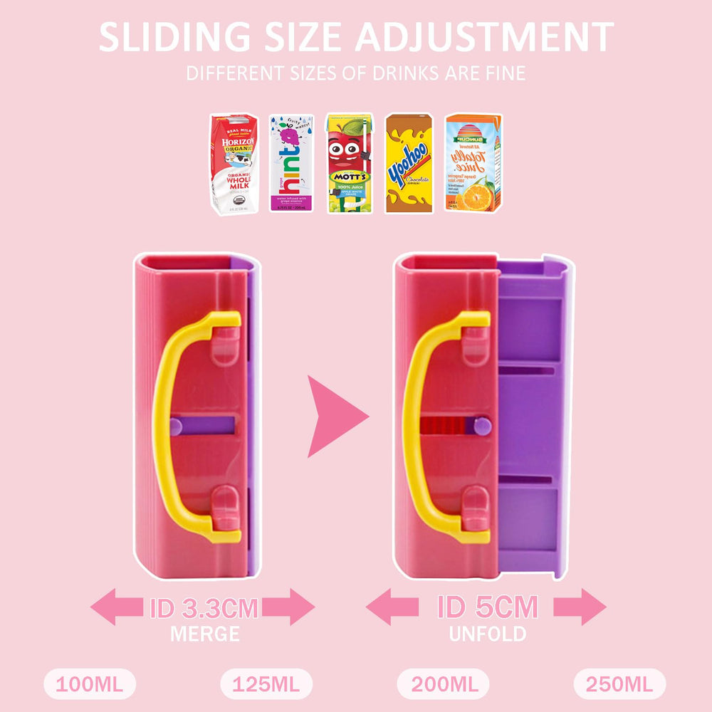 LIUHUIZEYU milk carton holder folds flat for easy storage and travel