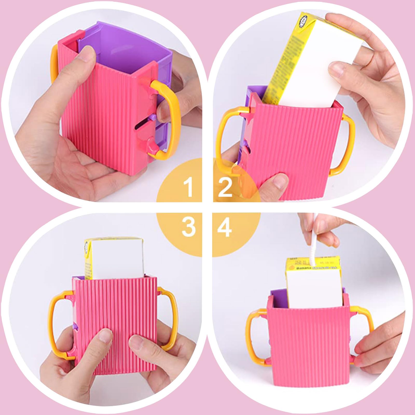LIUHUIZEYU telescopic cup holder adapts to different cup sizes on the go