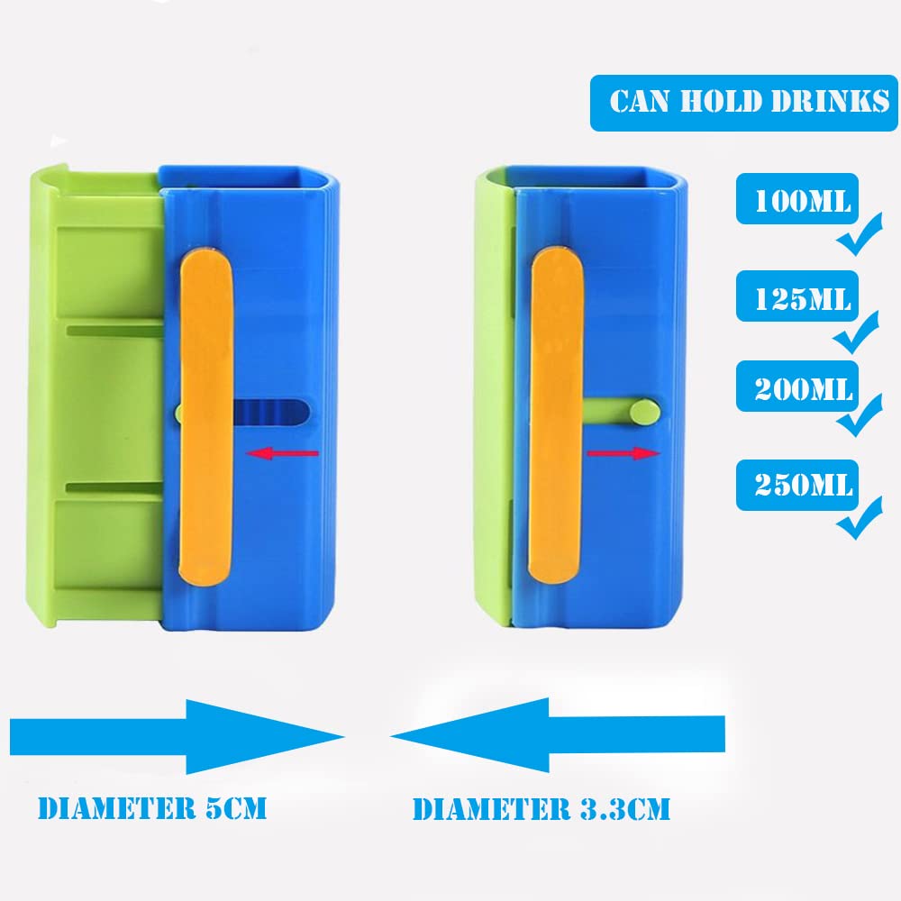 LIUHUIZEYU juice box holder adjustable sizes fits most cartons