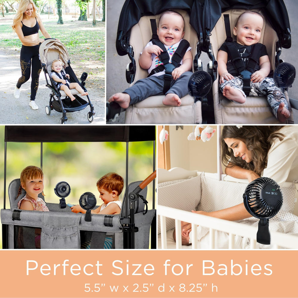 liuliuby stroller fan usb-c charging keeps it ready.