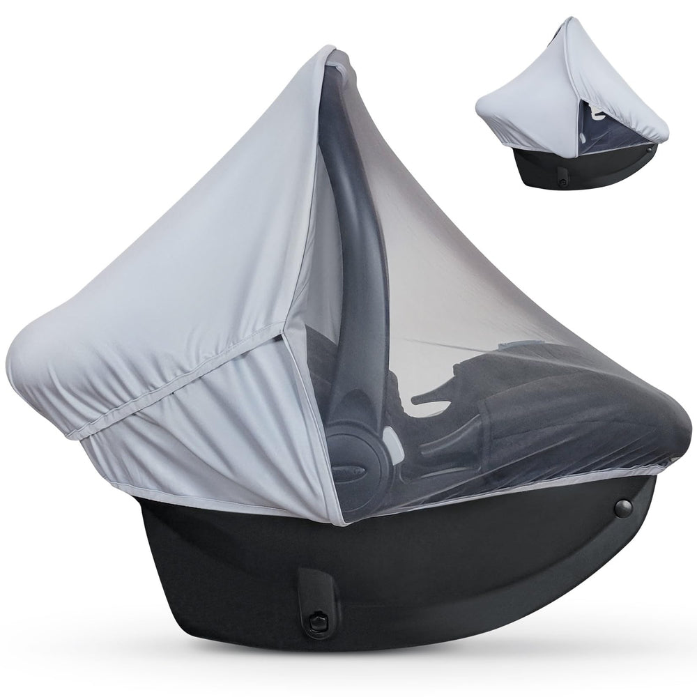 Liuliuby Summer Car Seat Cover front view with UV protection for sunny walks