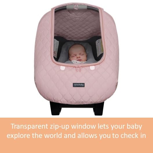 Liuliuby weather shield front zip access simplifies quick infant checks and mid-ride adjustments.