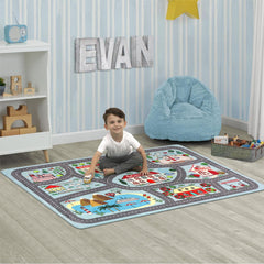 LIVEBOX kids rug soft cushions provide comfortable crawling and play
