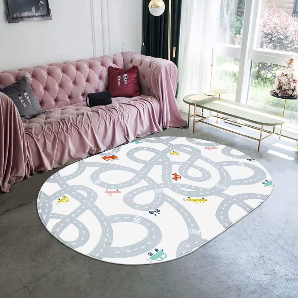 LIVEBOX Road Traffic Rug compact storage makes easy cleanup and transport.