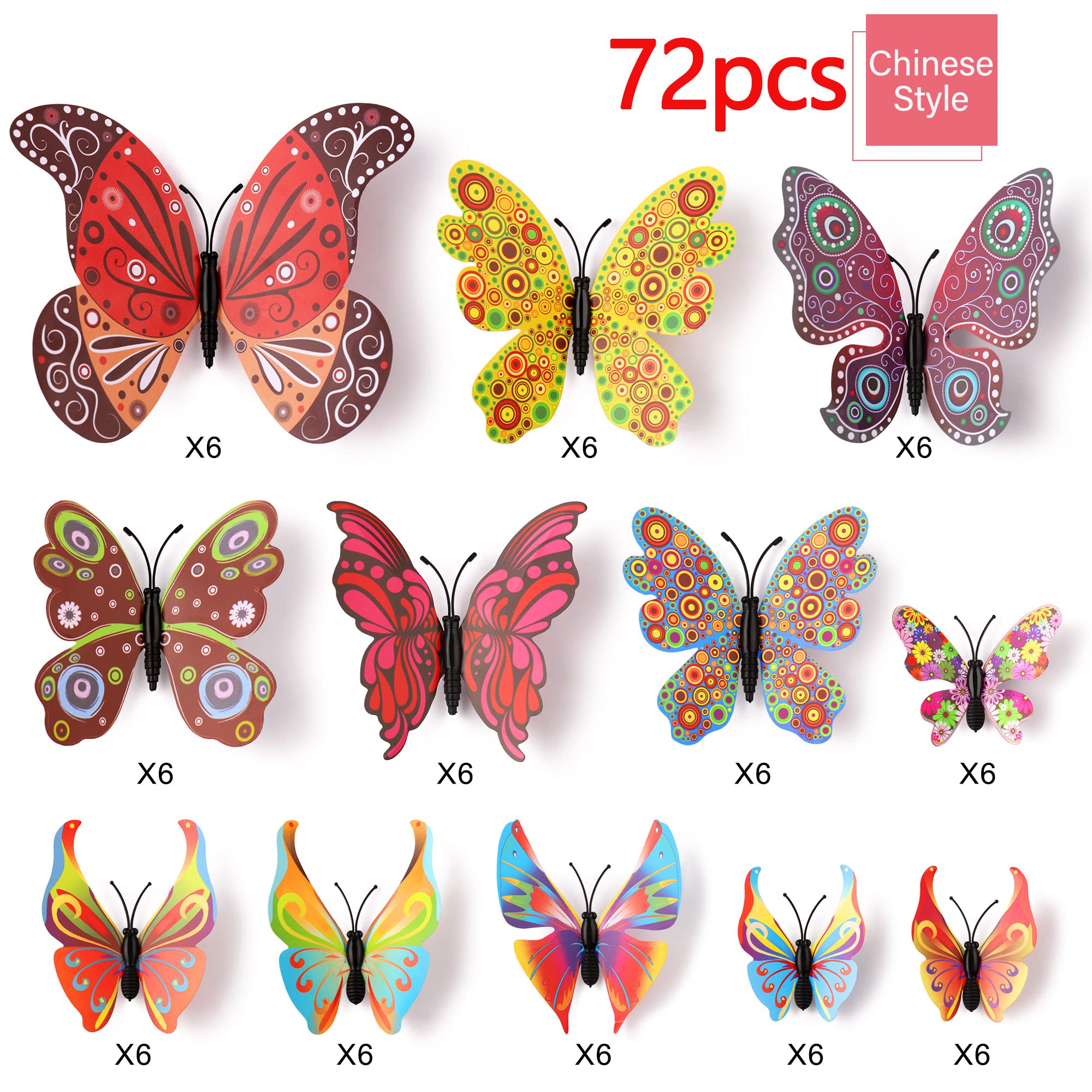 LiveGallery Chinese-style butterfly decor adds elegant charm to classrooms.