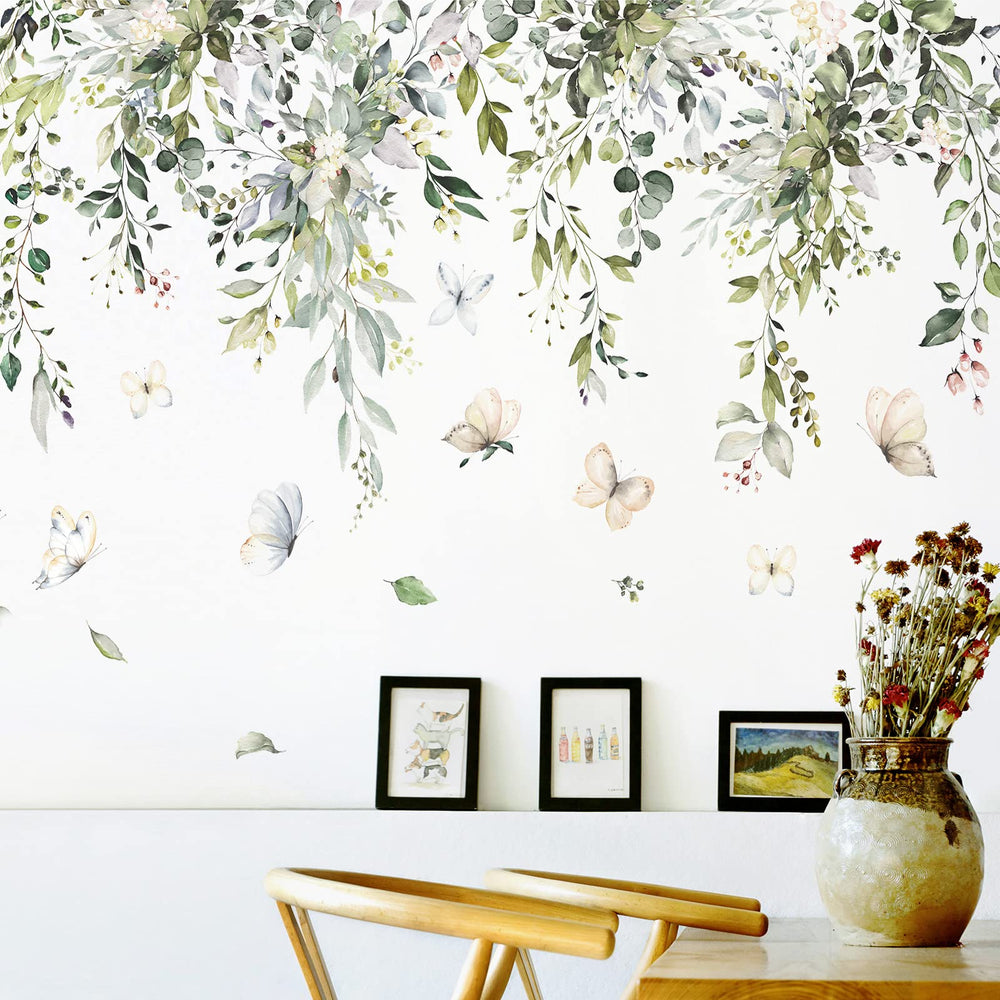 LiveGallery elegant plants wall stickers offer long lasting color for any wall