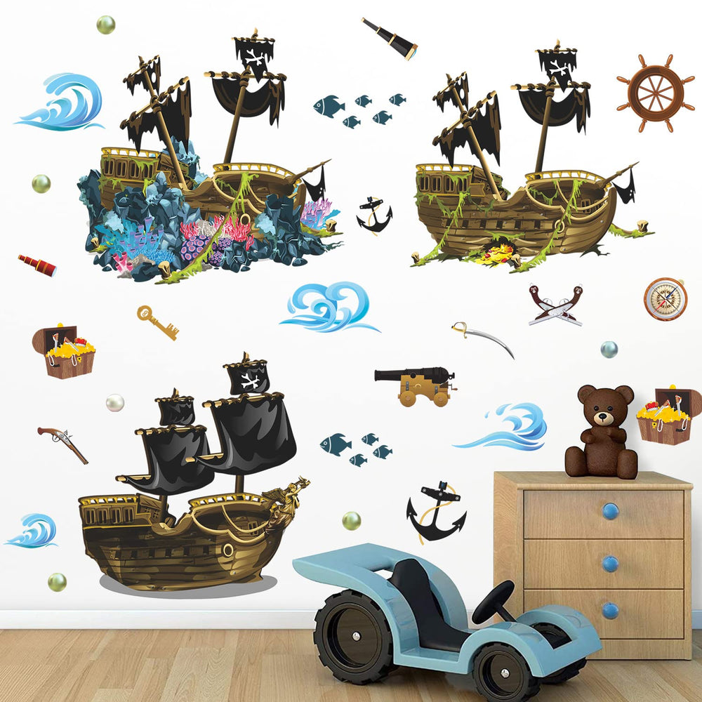 LiveGallery pearl and coral reef wall art creates a vibrant bath or bedroom scene