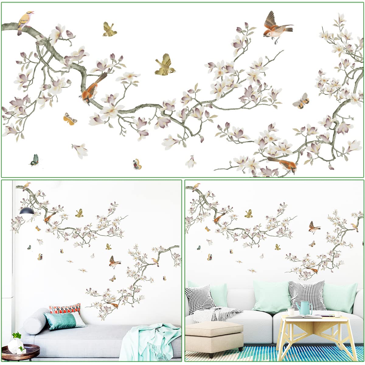 LiveGallery wall decal assembly shows easy DIY application