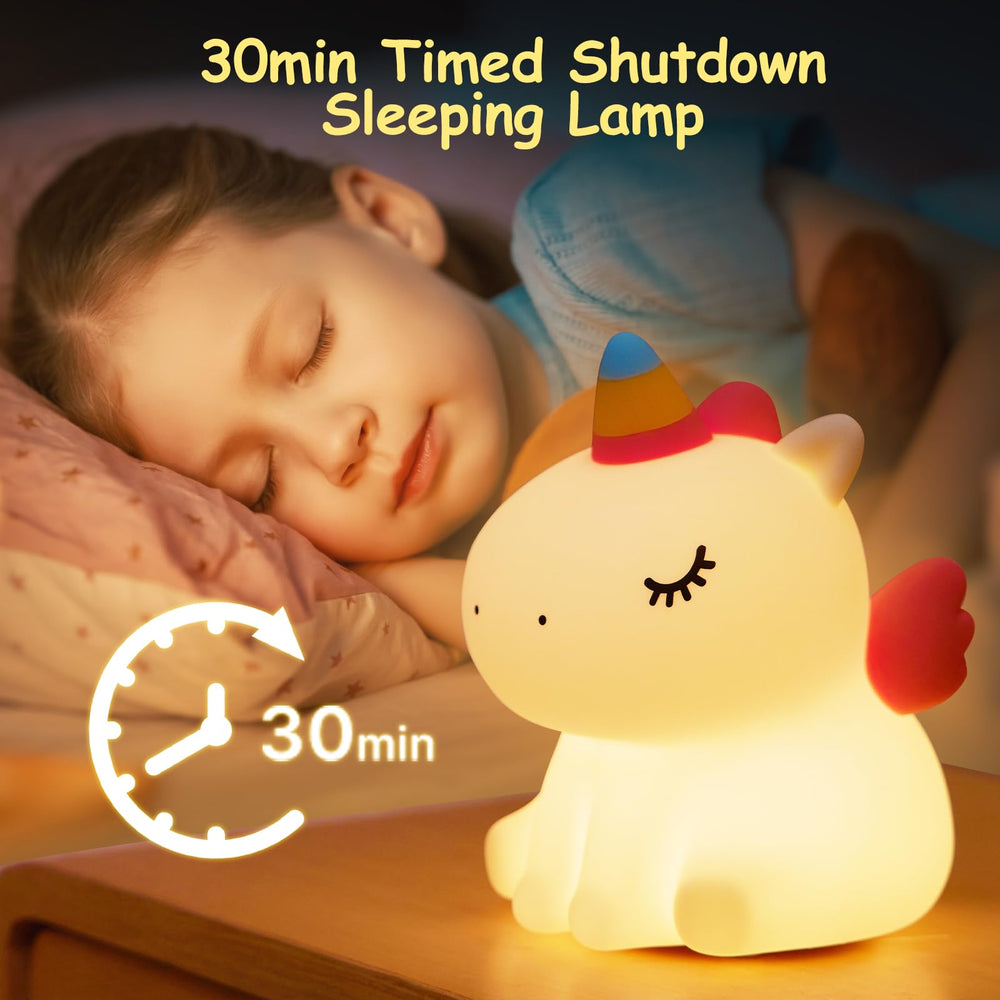 LIXIANSHI night light silicone close-up shows soft-touch surface