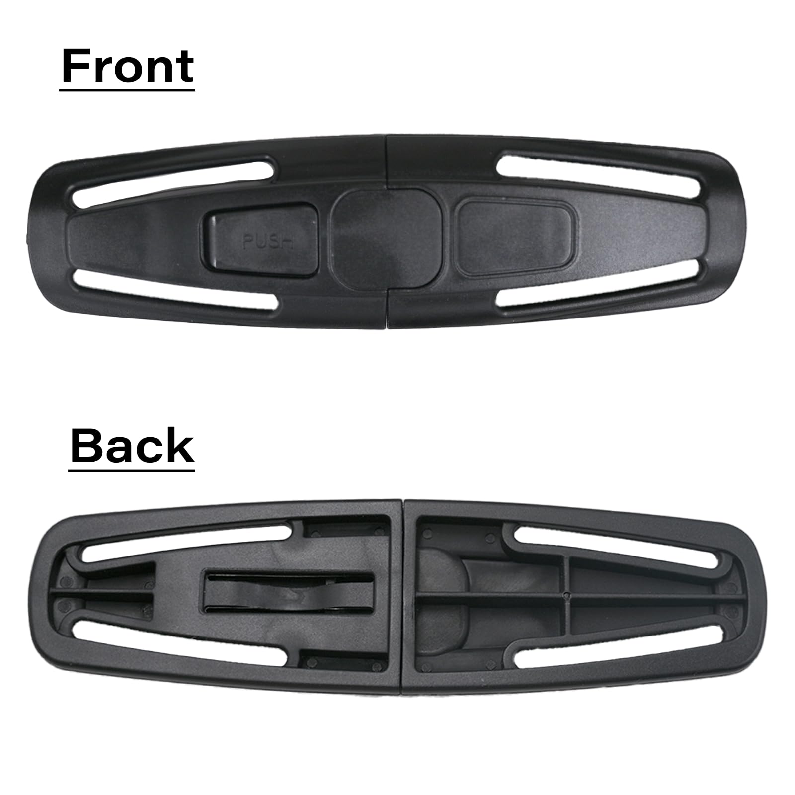 LiXiongBao seat chest buckle on booster demonstrates secure locking