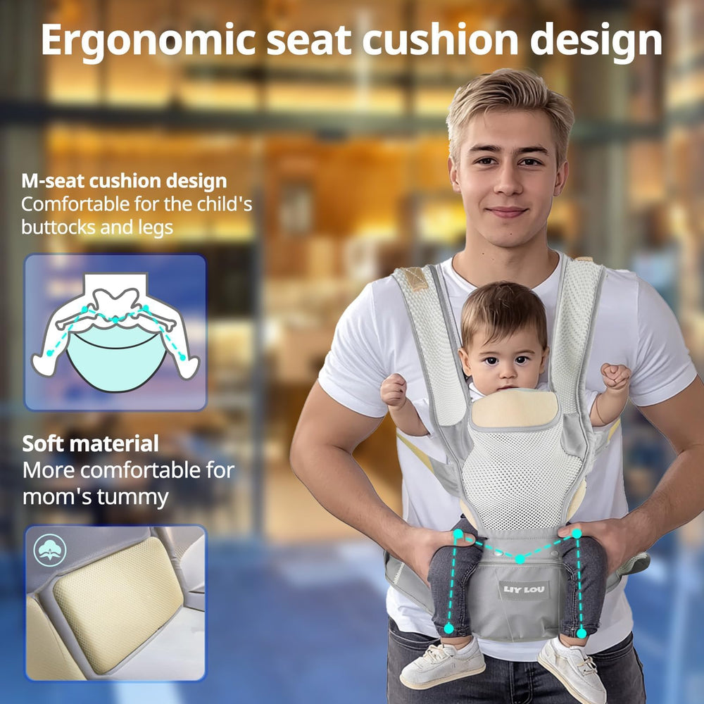 LiyLou detachable horizontal carry demonstrates versatile 6-in-1 options.