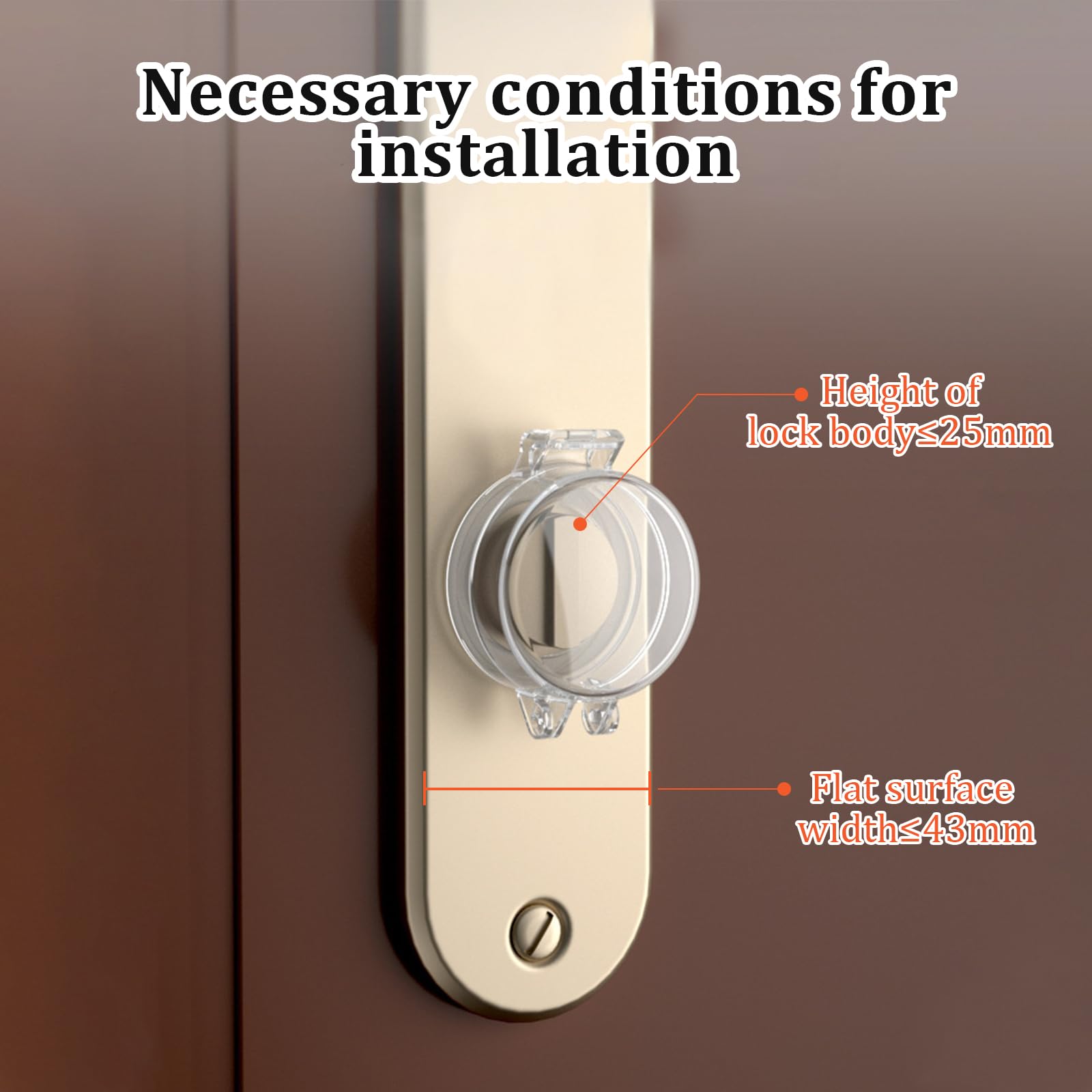 LJHYSD deadbolt cover durable material withstands daily door use.