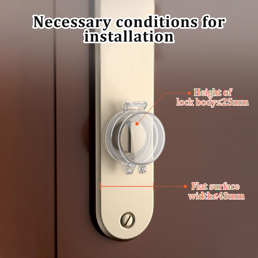 LJHYSD deadbolt cover durable material withstands daily door use.