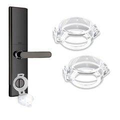 LJHYSD deadbolt cover two-pack protects families from accidental lockouts.