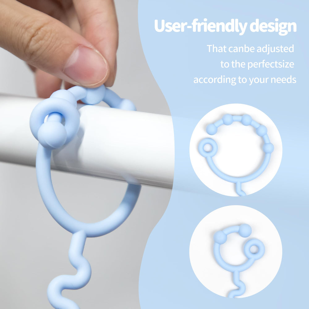 LJOWJVA Toy Straps high-chair clip keeps essentials close during meals