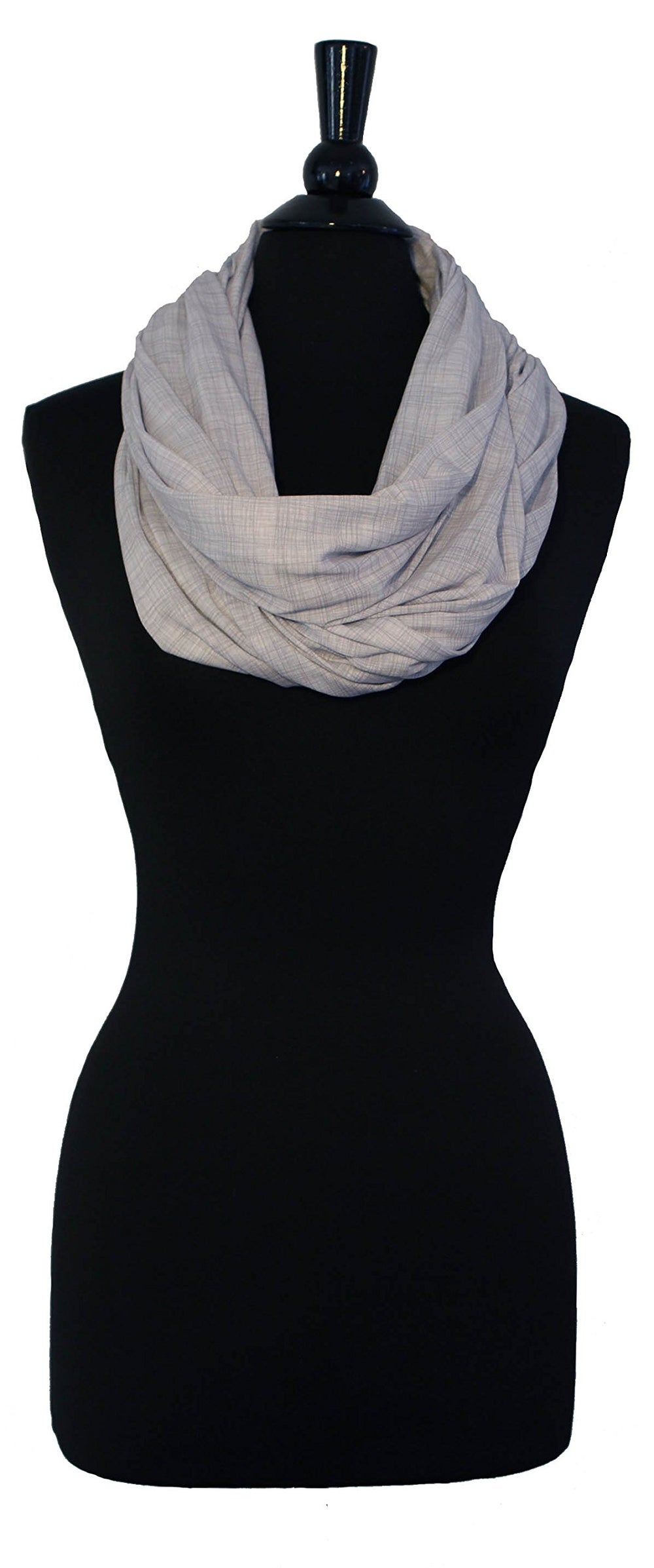LK Baby Infinity Nursing Scarf easy-care fabric with AZO-free safety.