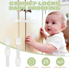 LKbeuuu cabinet locks adhesive back 3M closeup shows strong bond for safe mounting