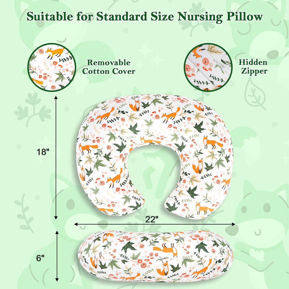 LLCJYYCY nursing pillow cover fits Boppy Original and standard pillows.