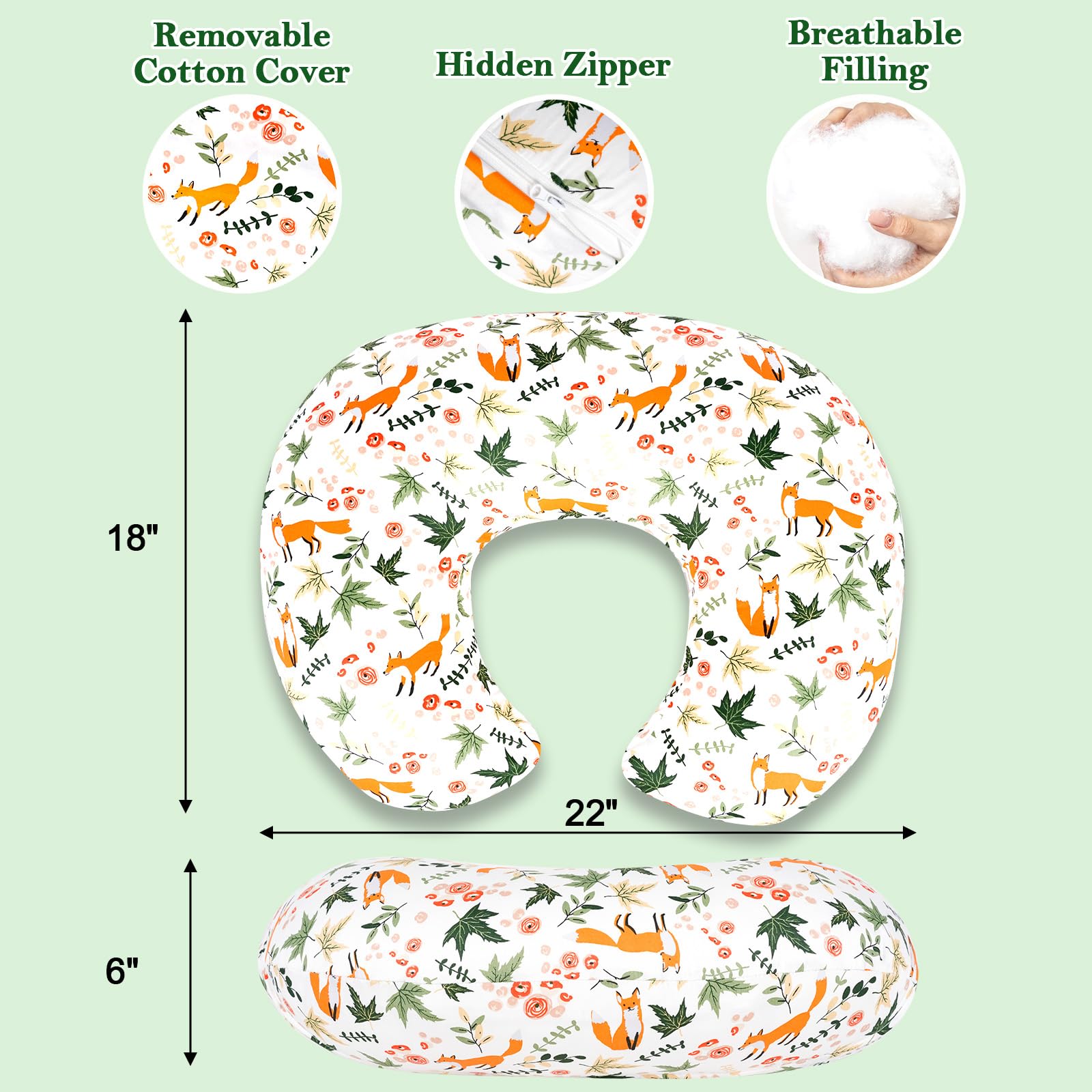 LLCJYYCY hypoallergenic cover keeps baby's skin comfortable
