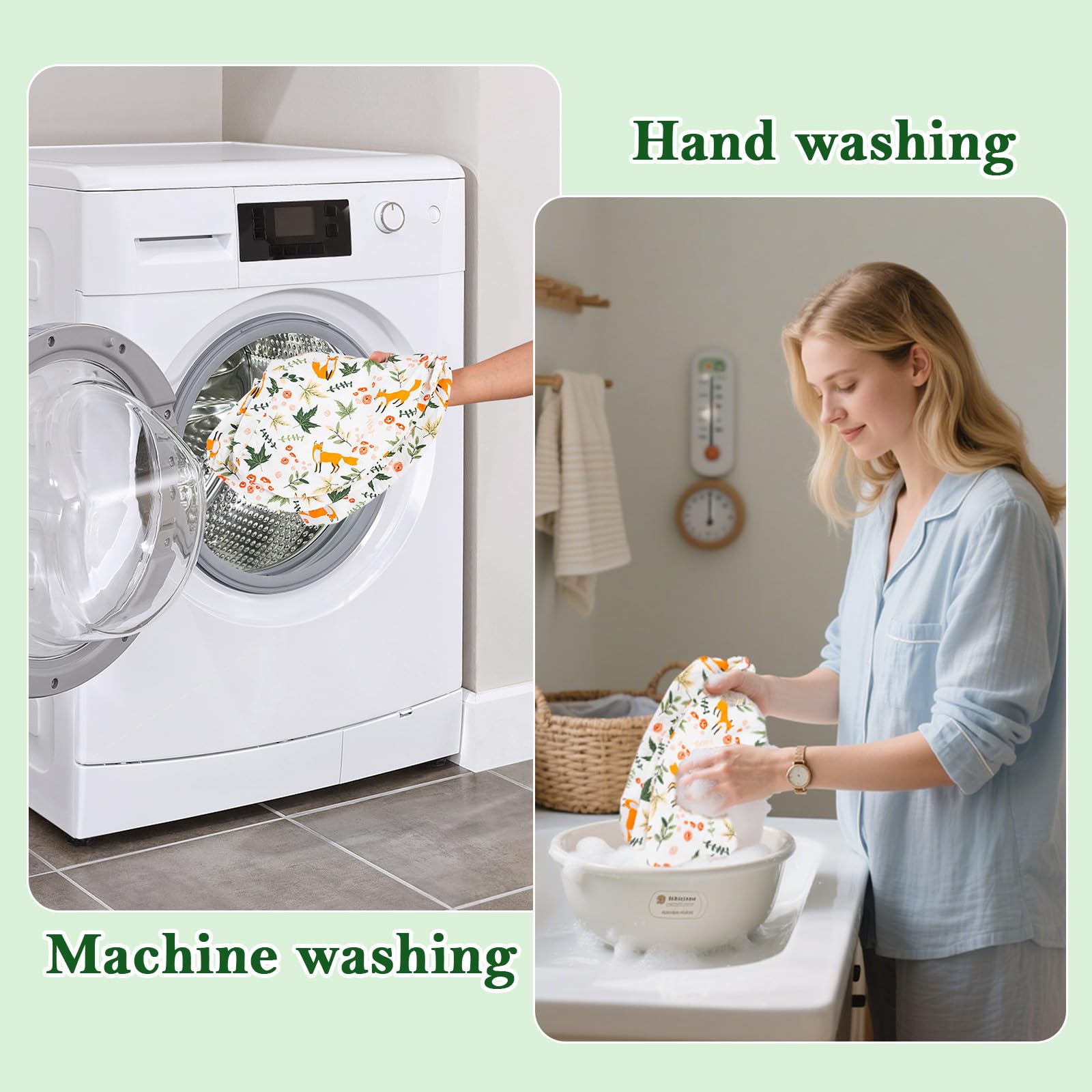 LLCJYYCY pillow cover is machine washable for easy cleanup