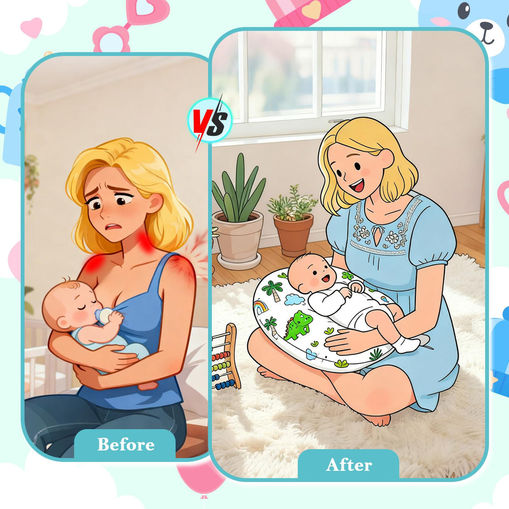 LLCJYYCY nursing pillow nursery gift-ready packaging appeals to new parents