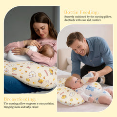 LLCJYYCY nursing pillow removable cover simplifies cleaning routines.