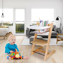 LLHQAMT Tripp Trapp silicone placemat provides easy cleanup after meals.