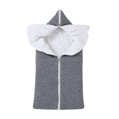 LLmoway baby swaddle knit sleeping bag front view delivers cozy warmth for newborn sleep