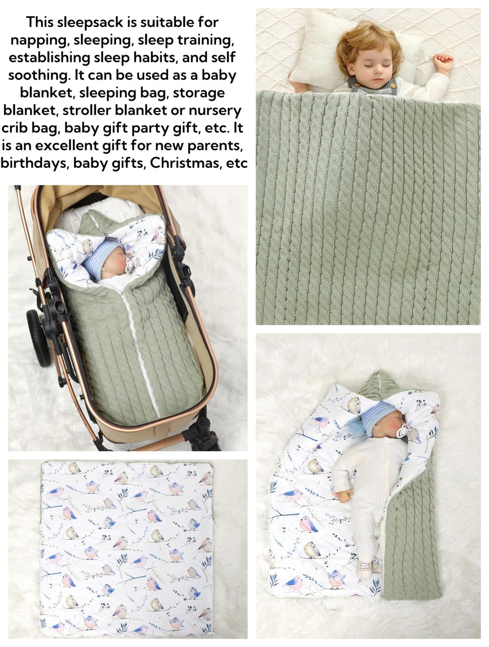 LLmoway soft thick knit outer for cozy warmth