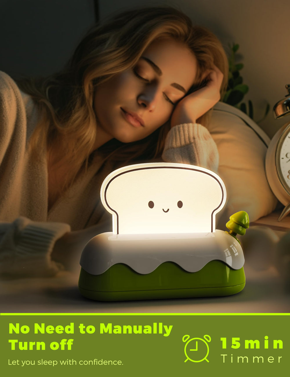 L LOHAS LED toaster night light makes a charming, practical gift idea.