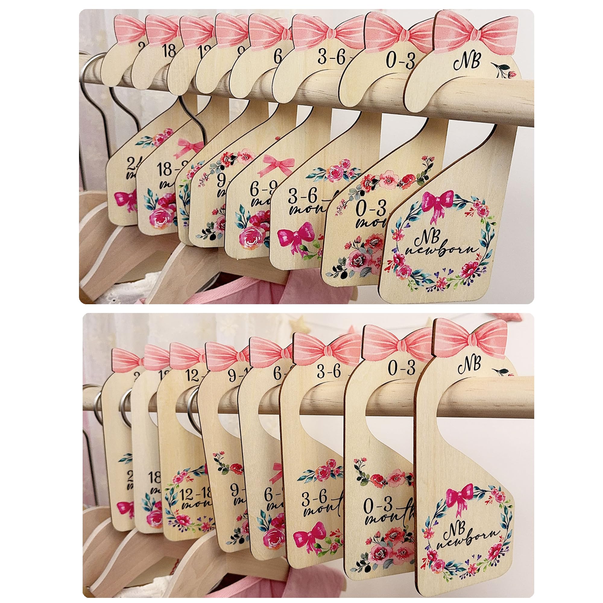 LLUFO gift-ready baby shower decor combines style with practical closet organization