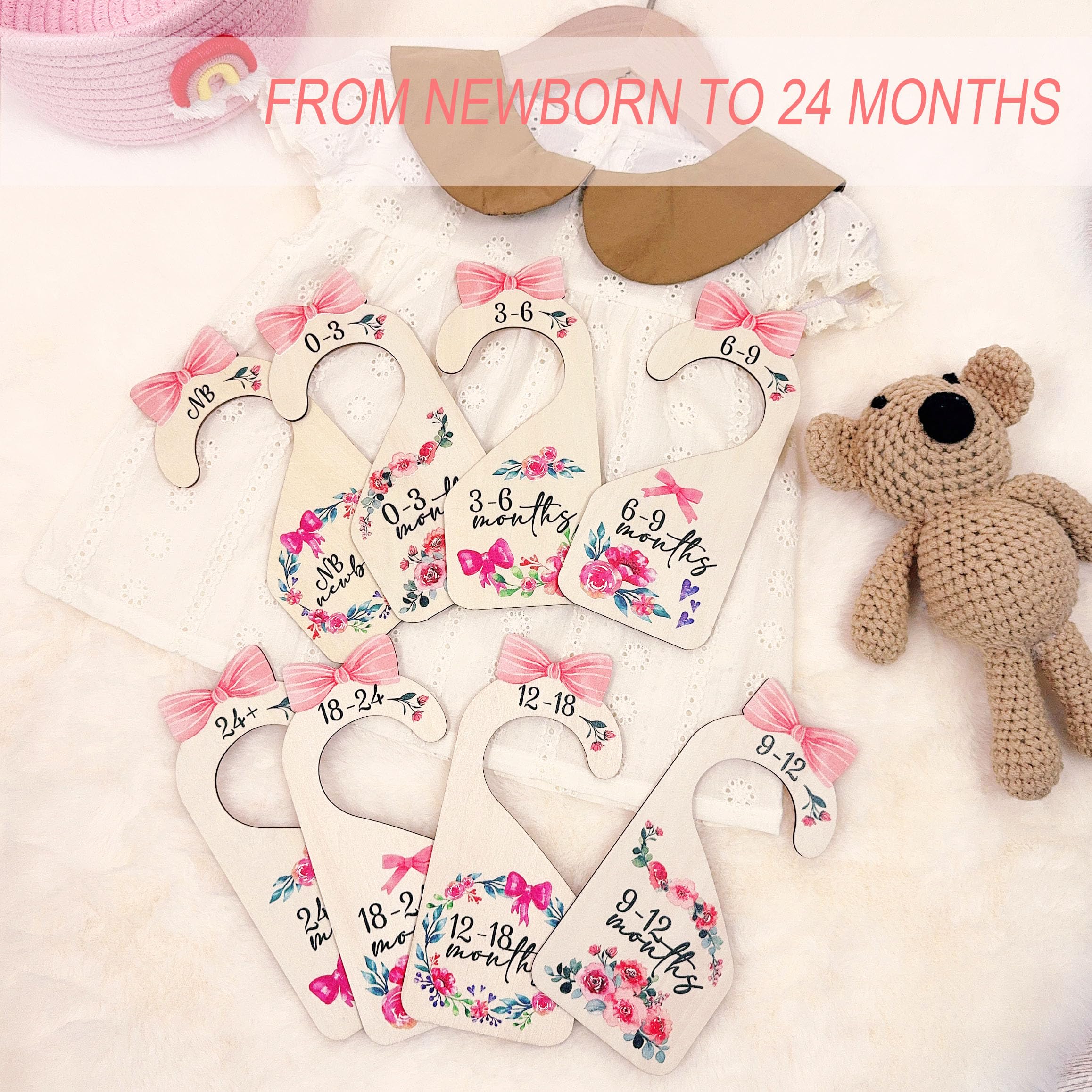 LLUFO newborn to 24 months sizing makes closet navigation simple