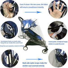 LLUFO stroller rain cover eco-friendly EVA material non-toxic and odor-free